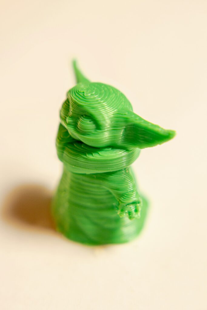 Effet d'escalier visible sur une impression 3D FDM avec un diamètre de buse de 0,6mm